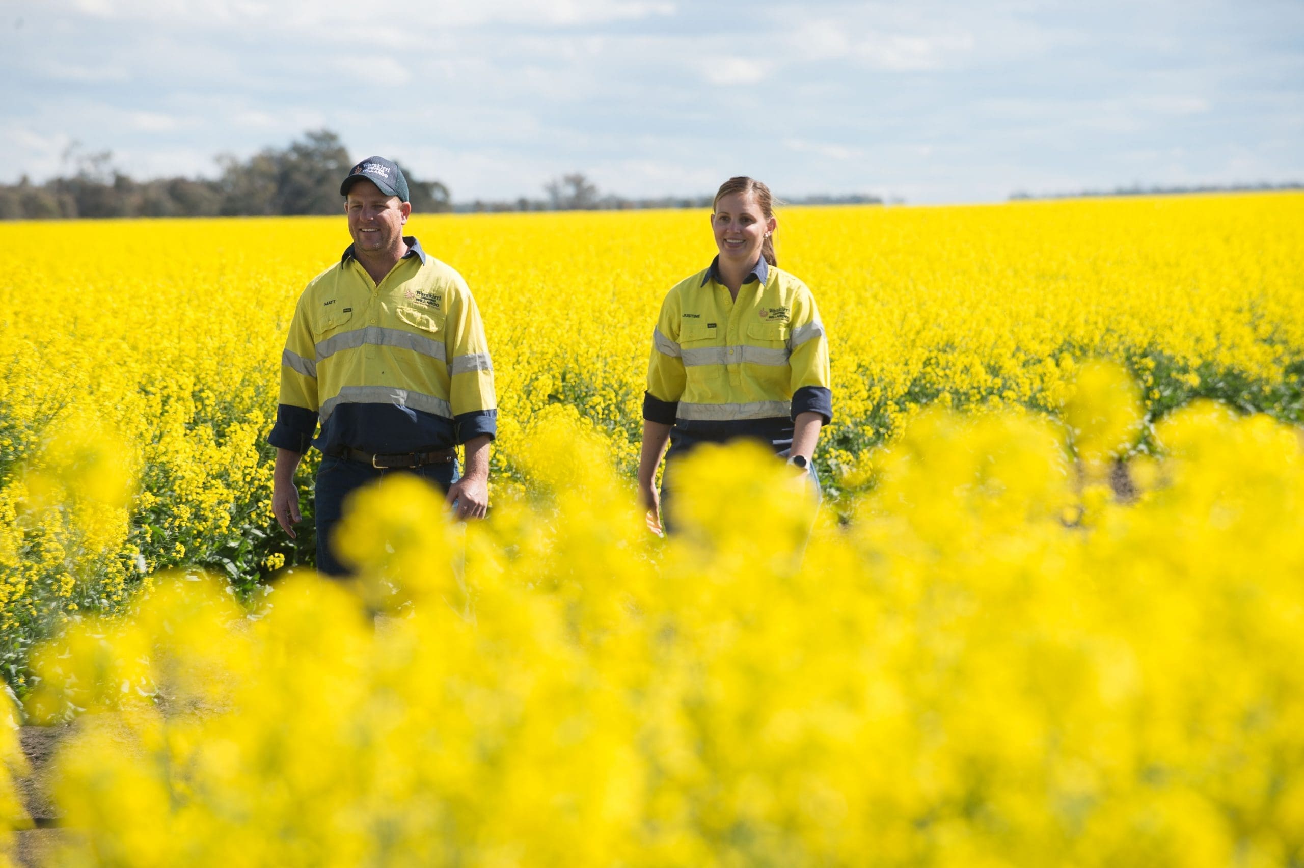 Warakirri staff on farm - Leading the way in Sustainable Agriculture Investing